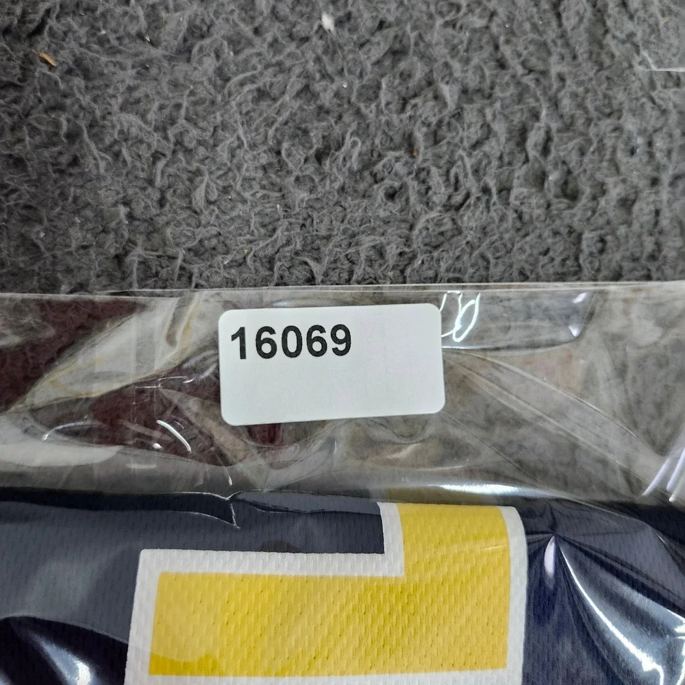 Nike Elite Michigan Wolverines Basketball Jersey Navy Blue Yellow Mens Large 5